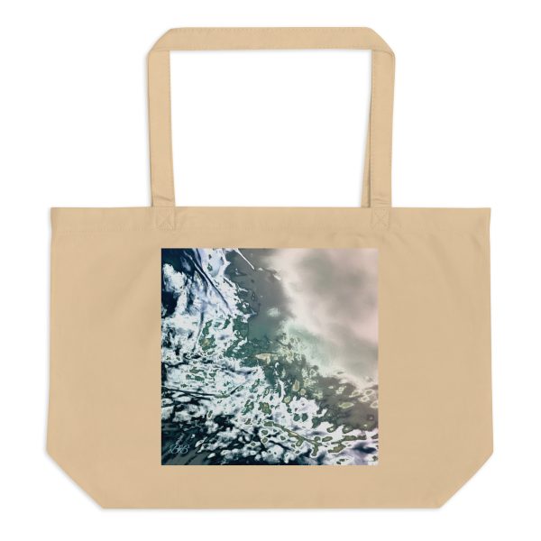 Large organic tote bag