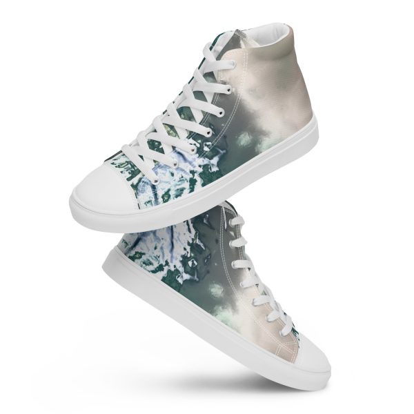 Women’s high top canvas shoes