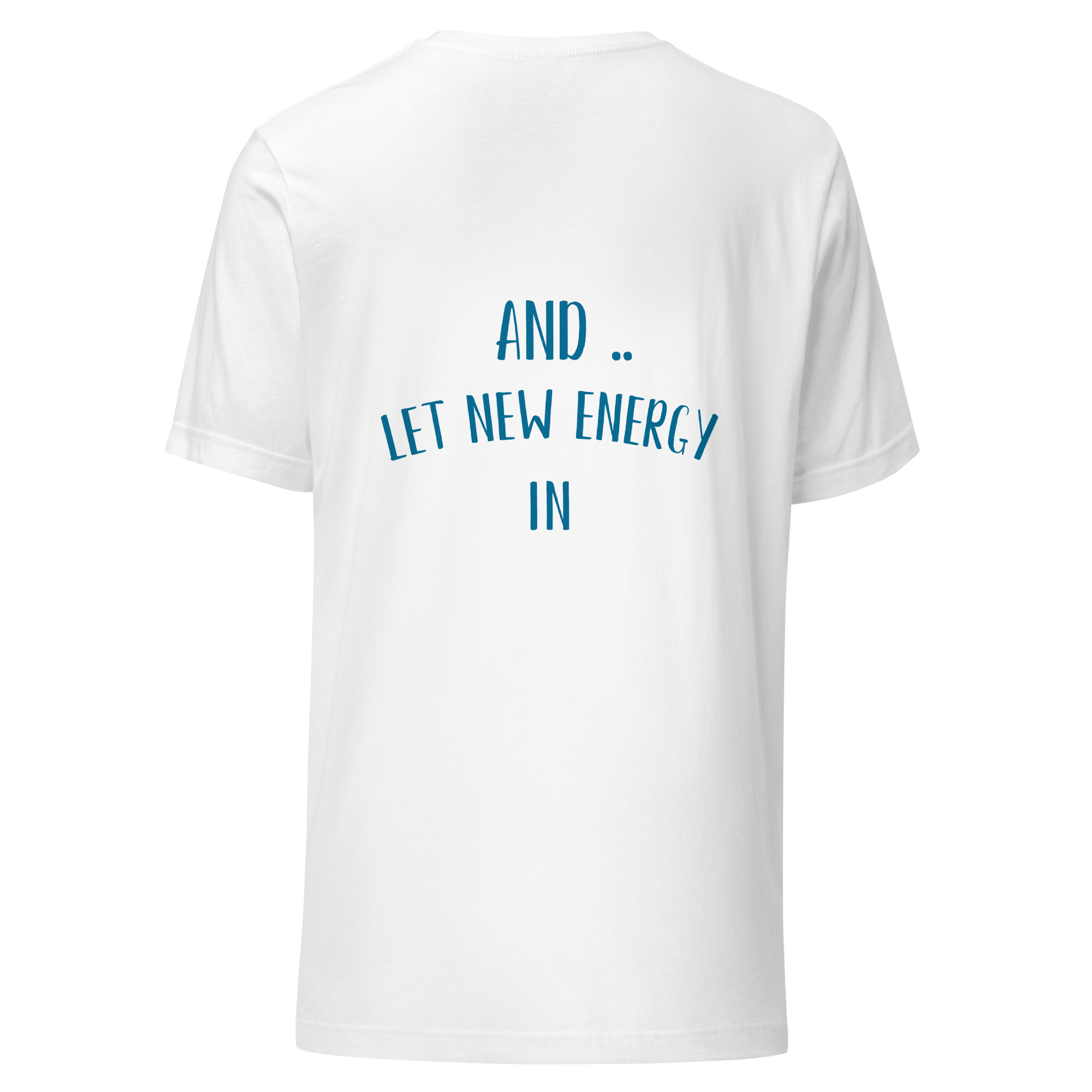 To Breath is to Release - Unisex t-shirt - Design By Blubellwood Blog - Image 2